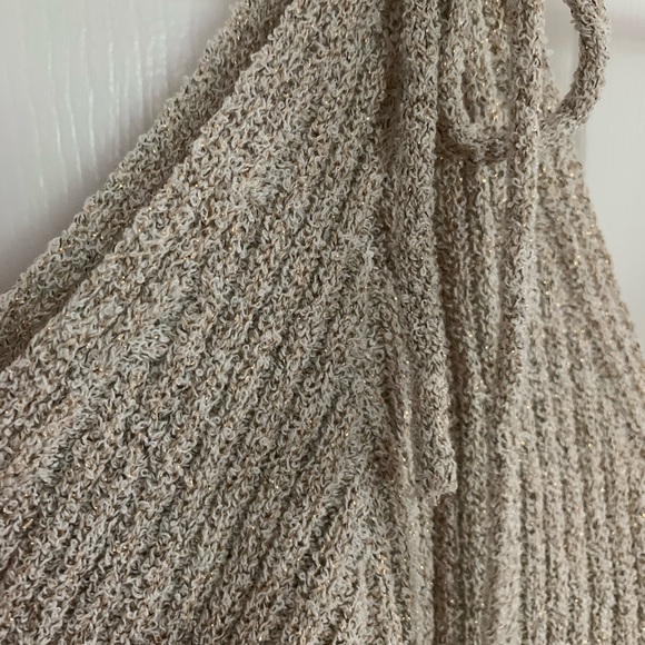 Cold Shoulder Sweater in Champagne - Picture 4 of 7